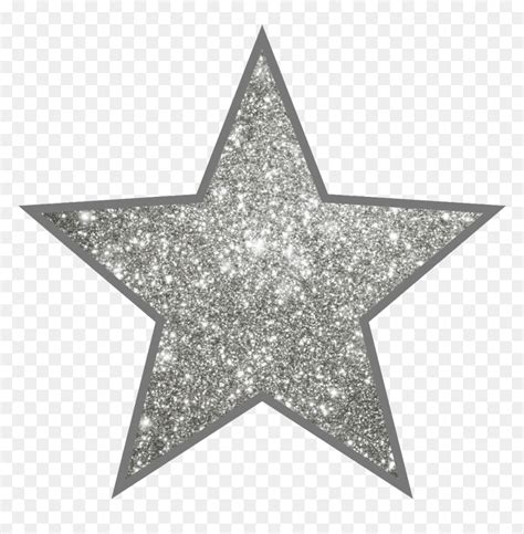 Star Silver Glitter Starstickers Gold Star Sticker Meme Hd Png