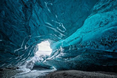 Green Ice Cave In Arctic Hd Desktop Wallpaper Instagram