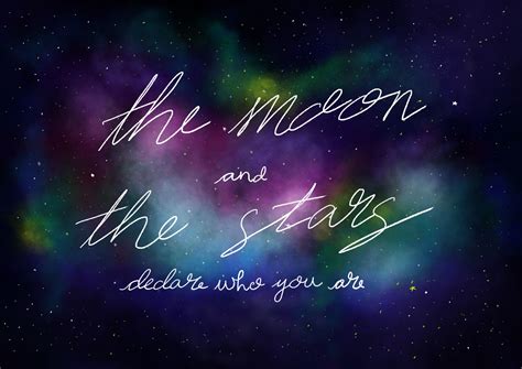 You Are Holy Great And Mighty The Moon And The Stars Declare Who