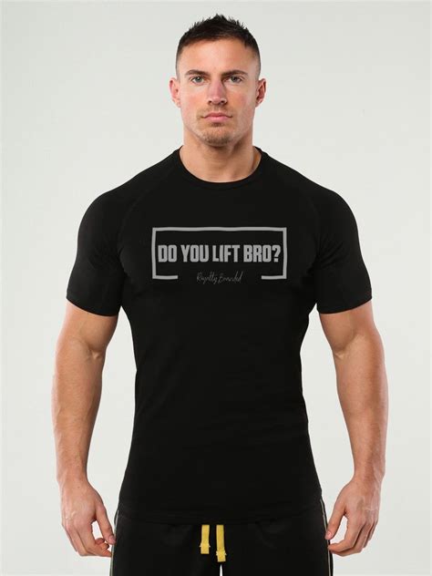 do you even lift bro get this fitness custoom tee by royalty branded available on amazon gym