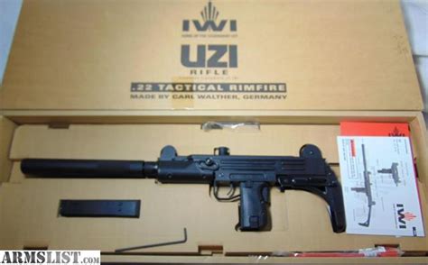 Armslist For Sale Walther Iwi Uzi Smg With Faux Suppressor Nib 22lr