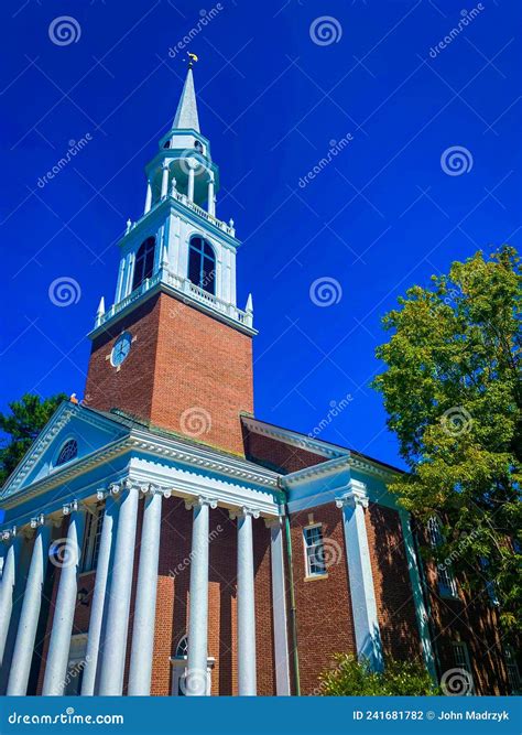 Cole Memorial Chapel At Wheaton College In Norton Massachusetts Stock