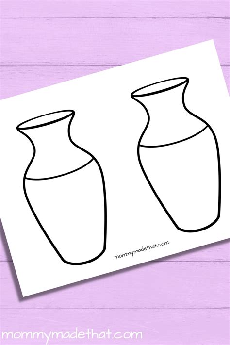 Vase Templates Free Printables
