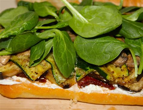 Serve with chicken and wild rice soup. Smart-Bottom Enterprises: Vegetable and Goat Cheese Sandwiches