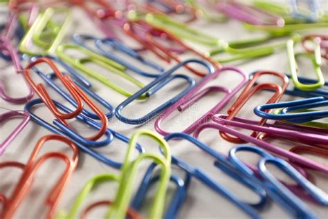 Colorful Paper Clips Picture Image 14179389