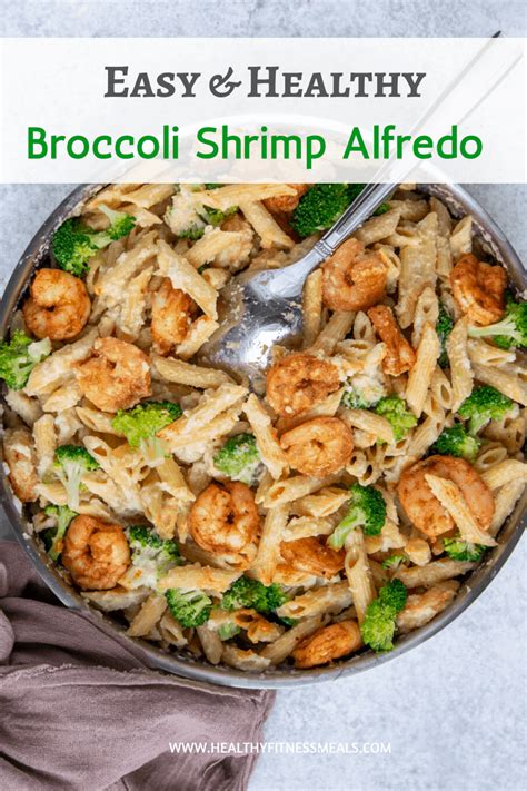 1/2 package cream cheese (4 ounce) i used reduced fat. Healthy Broccoli Shrimp Alfredo | Recipe (With images) | Shrimp alfredo, Healthy cooking, Best ...