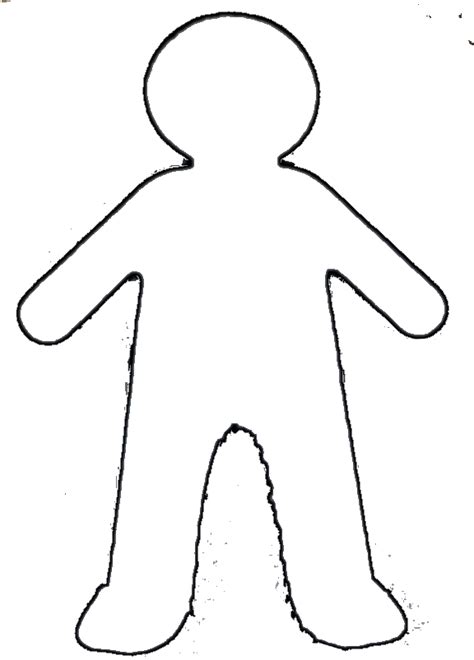 Human Body Outline Printable Free Download On Clipartmag
