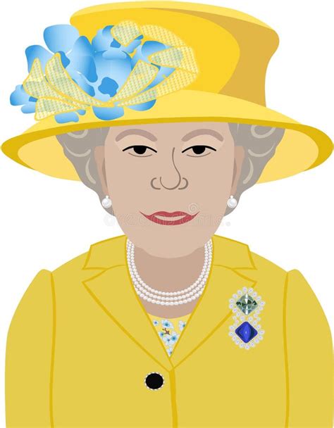 Queen Elizabeth Cartoon Drawing