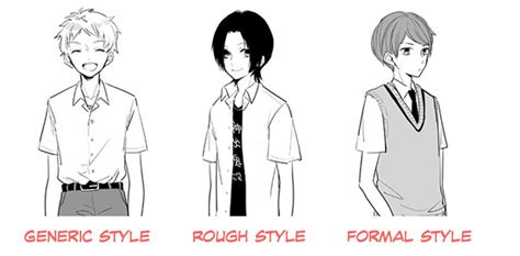 Uniform Anime Boy Clothes Drawing All Tutorials Feature Original Art As