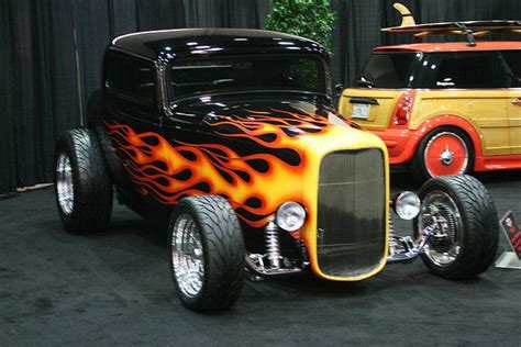 Classic Car Flames Hot Rods Ford Hot Rod Hot Rods Cars