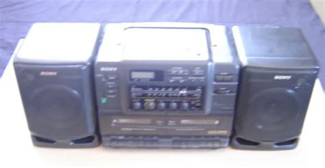 Vintage Sony Cd Radio Cassette Corder Cfd Boombox Beautiful