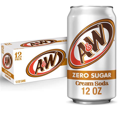 Aandw Diet Cream Soda 12 Oz Cans Shop Soda At H E B