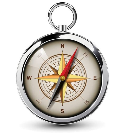 Detailed Wooden Compass Stock Vector Illustration Of Adventure 11633432