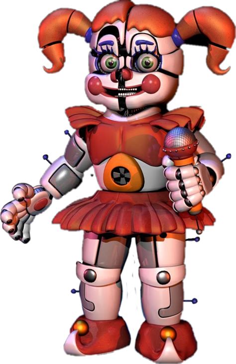 Fnaf Freetoedit Circus Baby Render By Sticker By Lukidon