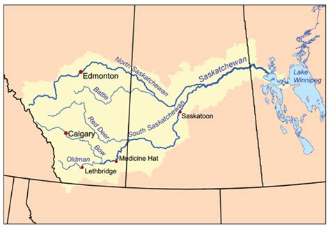 Saskatchewan River Map Chemistry Matters