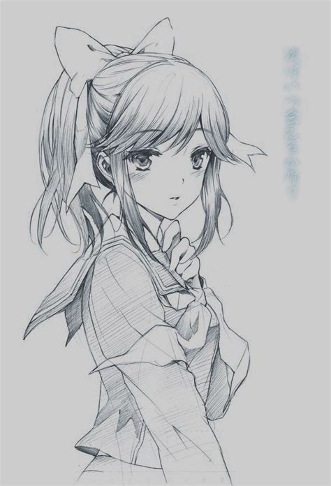40 Amazing Anime Drawings And Manga Faces Ekstrax Anime Girl