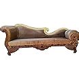 Tayyaba Enterprises Teak Wooden Antique Sofa Couch Diwan Three Seater