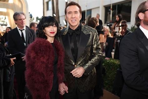 Nicolas Cage Celebrates Birthday With Wife Riko Shibata At 2024 Golden
