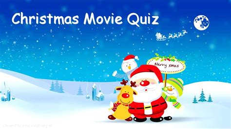 Christmas Movie Quiz Questions And Answers Youtube