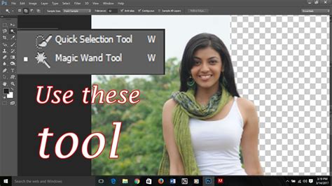 How To Make Quick Selection In Photoshop Youtube
