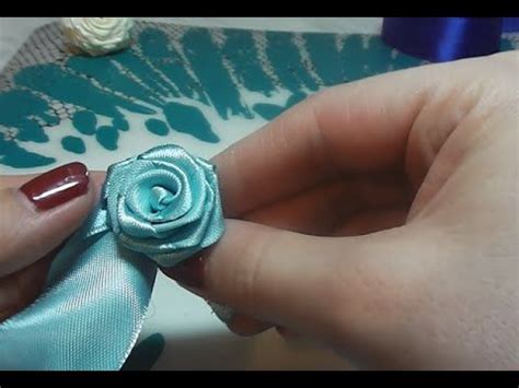 how to make a rose from satin ribbon youtube howtogethi… in 2020 ribbon flo