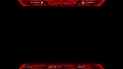 Sick Twitch Overlay Template Abstract Free Download Zonic Design