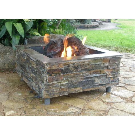 Firescapes The Virginian Square Propane Fire Pit Fire Pit Guys