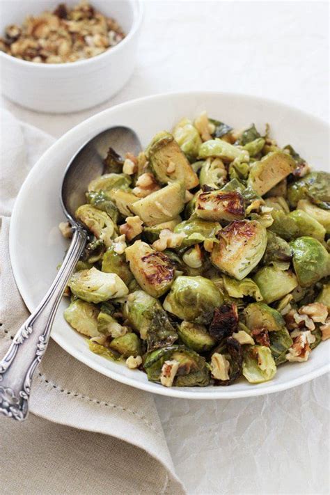 For a vegan version of this dish or to simply change the flavor, swap in. Maple Mustard Roasted Brussels Sprouts | Recipe ...