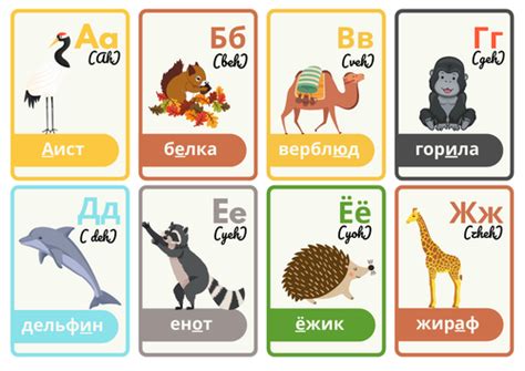 Russian Alphabet Printable Flashcards Teaching Resources
