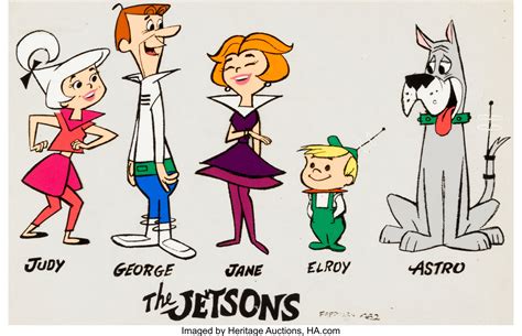 The Jetsons Color Model Cel Hanna Barbera 1962 Animation Art