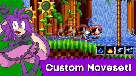 Megamix Mighty Custom Moveset Sonic Mania Plus Mods Youtube