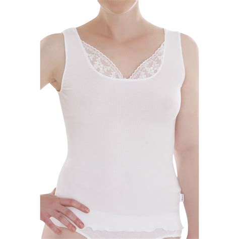 Comazo Earth Damen Unterhemd Bio Baumwolle Ohne Arm Unterhemden Wäsche Damen