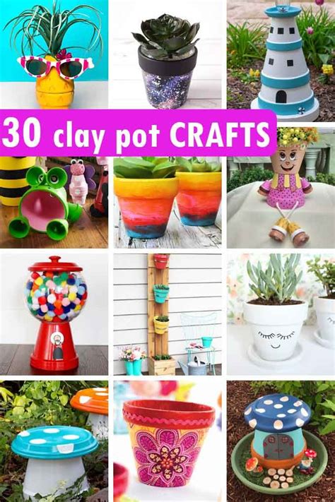 30 Clay Pot Crafts Fun Ideas For Flower Pots Inside And Out In