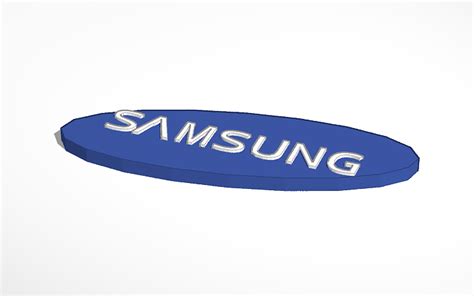 3d Design Samsung Logo Tinkercad