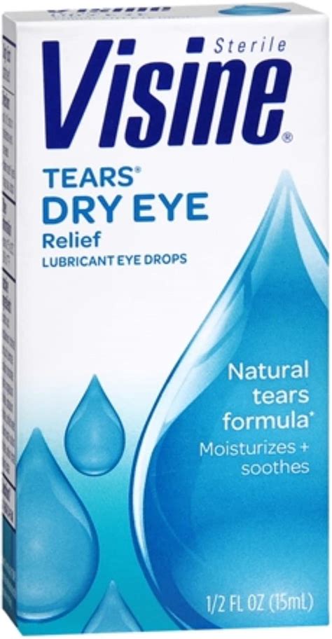 Visine Tears Dry Eye Relief Eye Drops Natural Tears Ubuy Malaysia