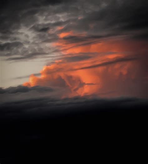 Download Wallpaper 3000x3339 Clouds Sky Dark Sunset Night Hd Background