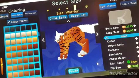 Warrior Cats Roblox Tutorial Avatar Tiger Youtube