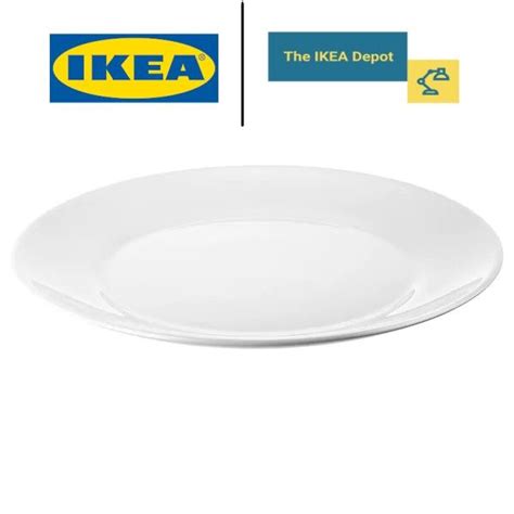 Ikea Oftast Plate White Lazada