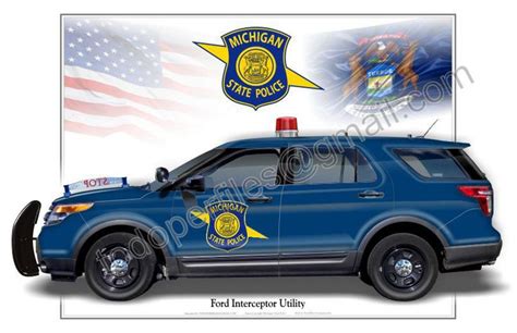 Ford Explorer Michigan State Police State Police Emergency Vehicles