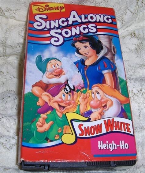 Disney Sing Along Songs Snow White Heigh Ho Vhs Video Tape Rare Vol Hot Sex Picture
