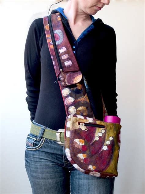 Cross Body Hipster Bag With Water And Phone Pockets Sewing Etsy Bag