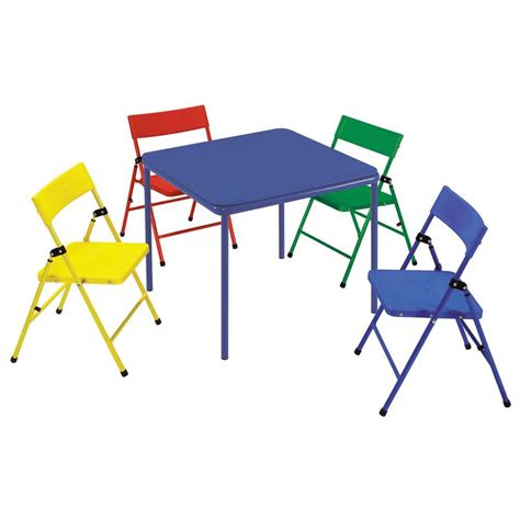 Baby relax children's table and chair set is designed not only for fun activities but also for eating and reading. Cosco 24 in. x 24 in. Kid's Folding Chair and Table Set in ...