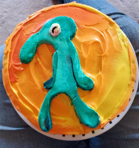 Look At This Cake My Sister Made For My Birthday Rspongebob