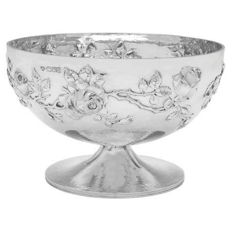 Art Nouveau And Arts And Crafts Design Antique Sterling Silver Bowl From 1906 For Sale At 1stdibs