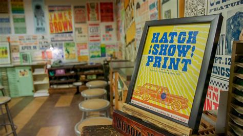 Hatch Show Print Studio Tour In Nashville Tennessee Youtube
