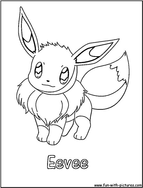 Coloring pikachu is so much fun. Pokemon " Eeve " Coloring Pages Kids