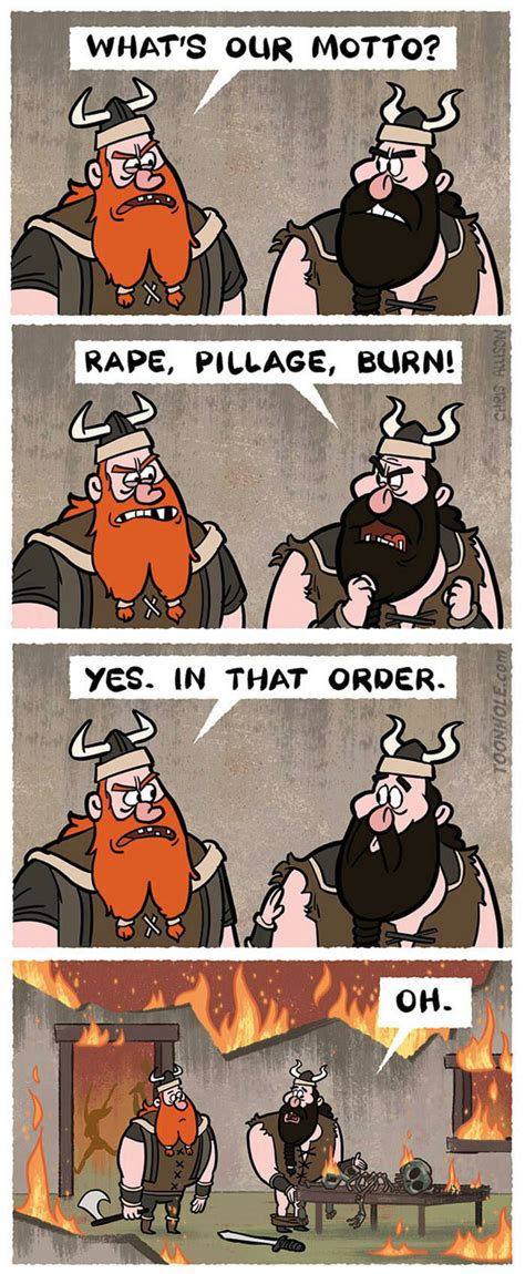 You Just Had To Follow The Chain Viking 9gag