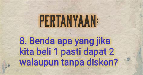 Pantun Teka Teki Susah Dan Jawabannya - INSTA-PIC.COM