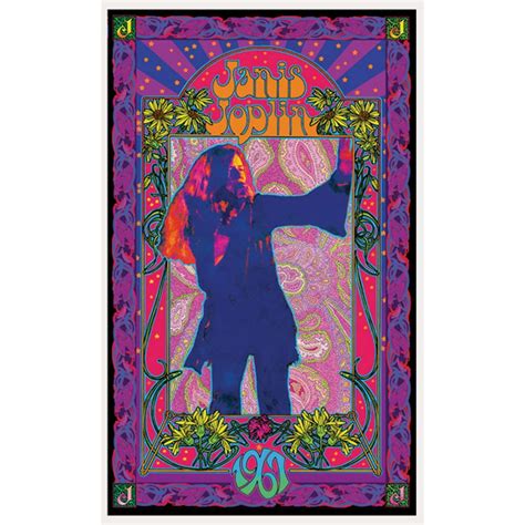 Janis Joplin Concert Promo Poster