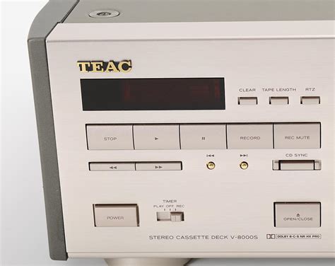 Teac V 8000 S Single Tapedecks Cassette Decks Recording Separates